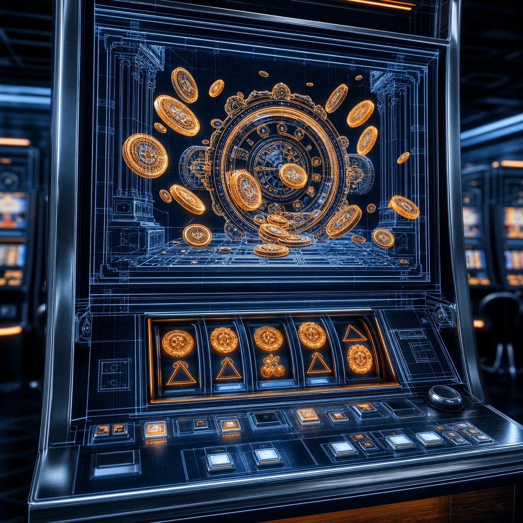 Blueprint schematic of premium blackjack table layout